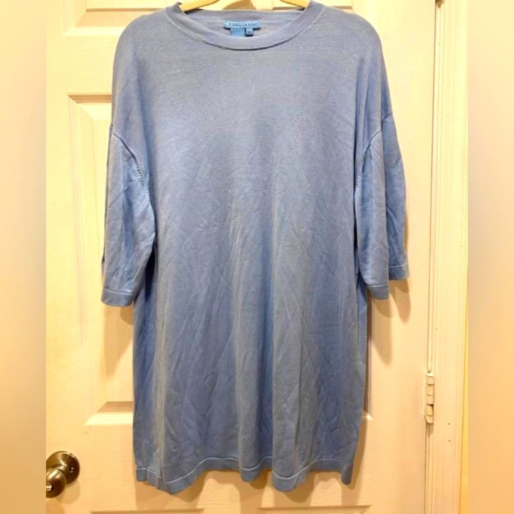 Tulliano shirt,  Men's sz XL, light blue.